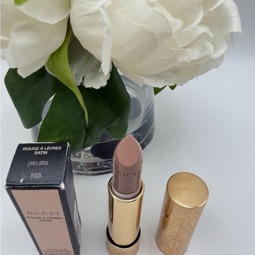 NWT Gucci Rouge A Levres Mat Carol Beige 103